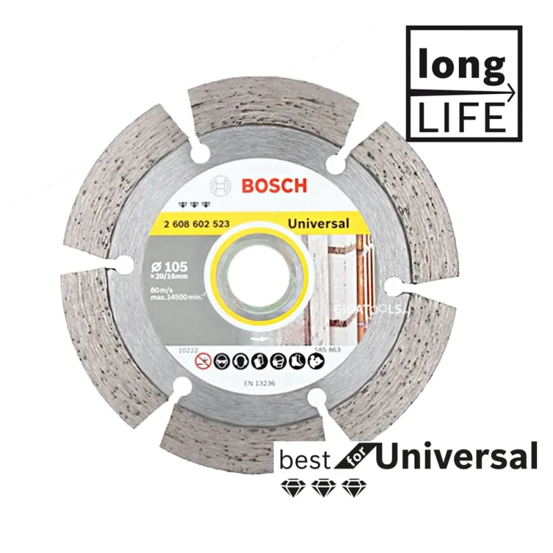 bosch diamond cutting disc 150mm universal use