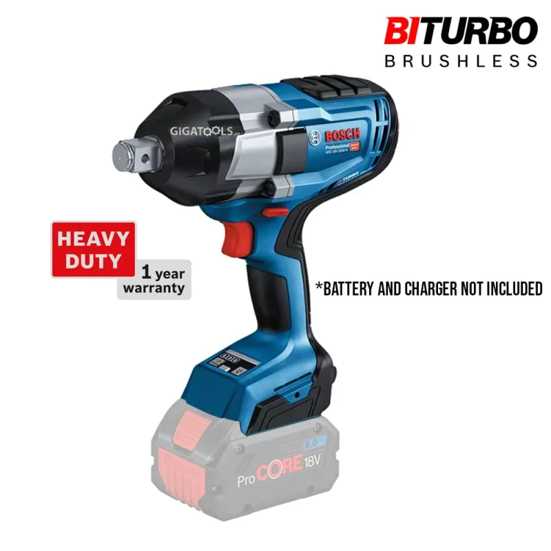 bosch gds 18v 1050 h cordless impact wrench 3 4 bare tool