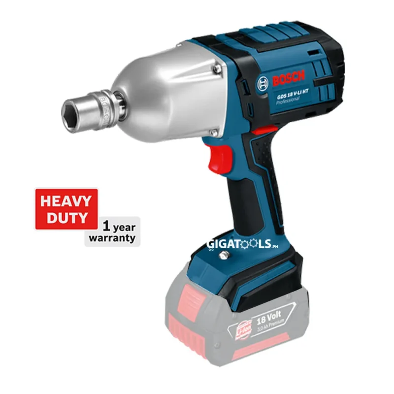 bosch gds 18v li pro cordless impact wrench heavy duty bare tool