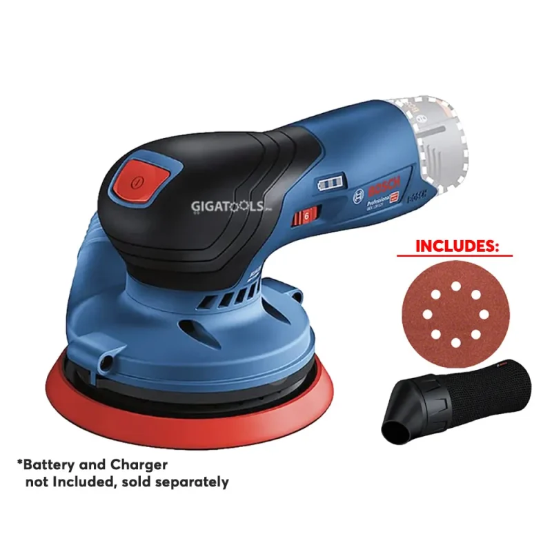 bosch gex 12v 125 cordless orbital sander battery charger not included