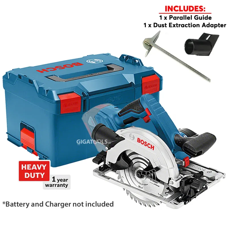 bosch gks 18v 57 g cordless circular saw bare tool with l