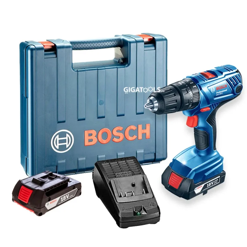 bosch gsb 180 li 18v cordless impact drill driver set with 23 piece accessory kit