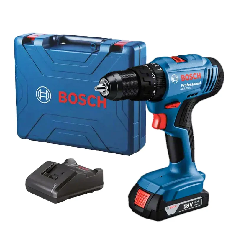 bosch gsb 183 li 18v cordless impact drill driver kit