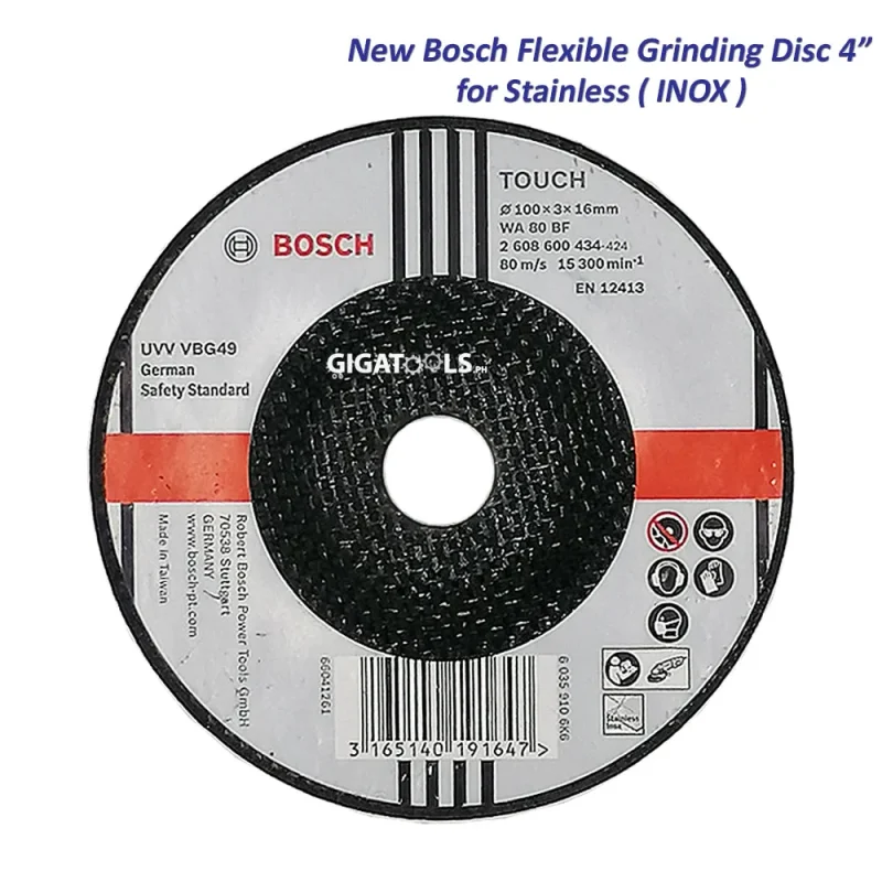 bosch inox 4 grinding disc for stainless steel 2608600434