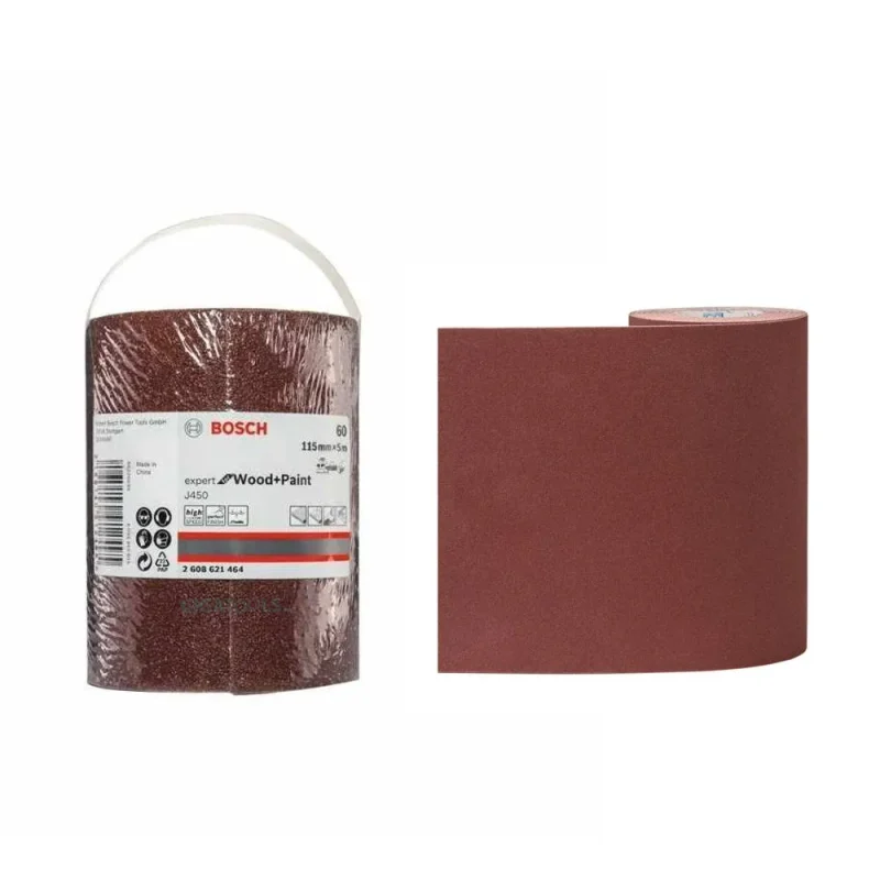 bosch j450 115mm x 5mm sanding paper roll for wood paint