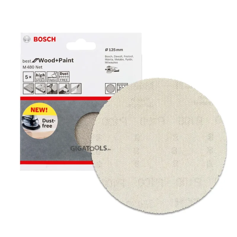 bosch net grit wood paint sanding disc