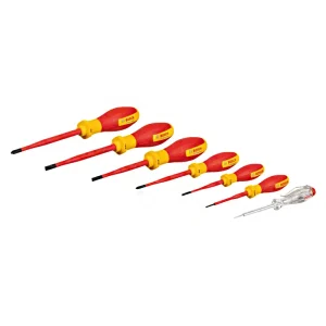 bosch professional 7 piece vde screwdriver set with phase tester