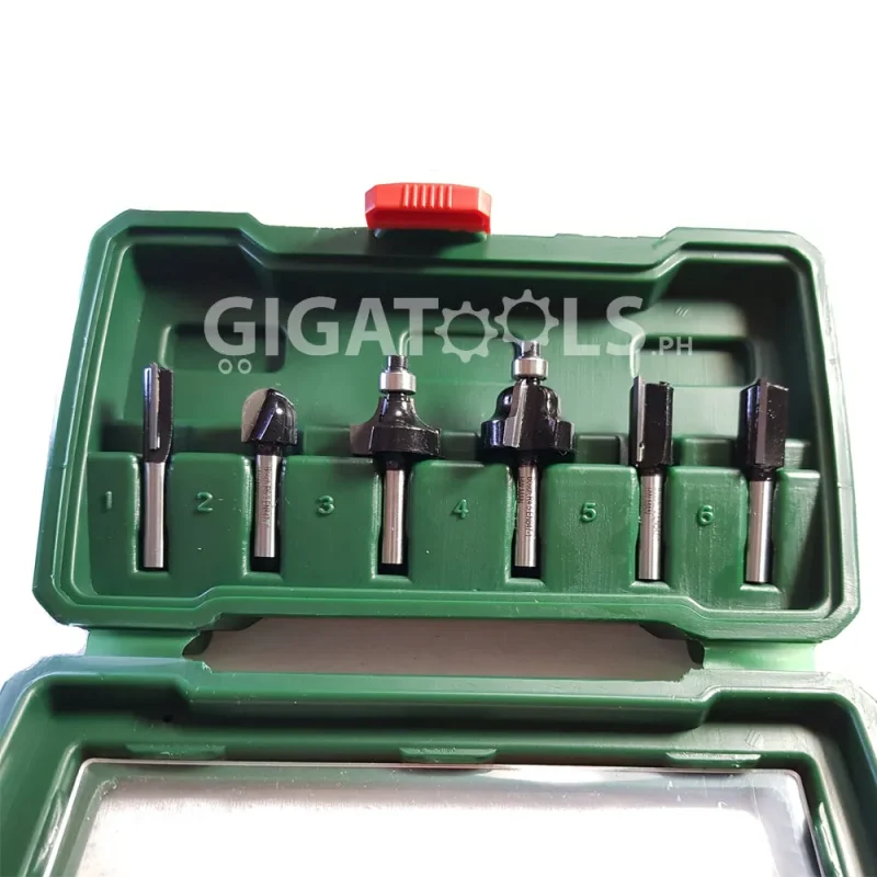 bosch router bit set 6 piece 1 4 shank