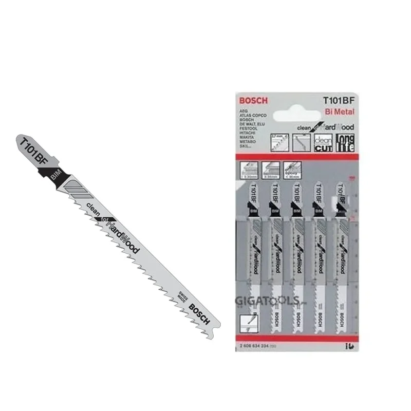 bosch t101bf 5 piece jigsaw blades for hardwood