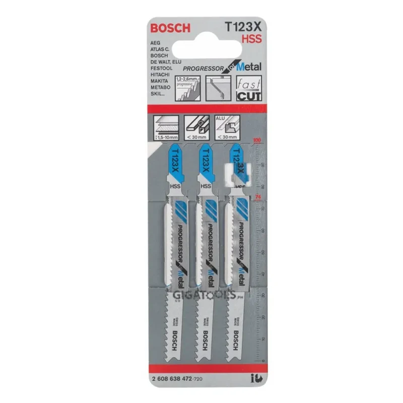 bosch t123x 3 piece jigsaw blades for metal