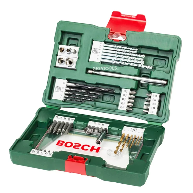 bosch v line 48pc mixed drill bit accessory kit 2607017314