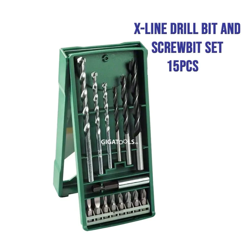 bosch x line 15 piece drill and screwdriver bit set