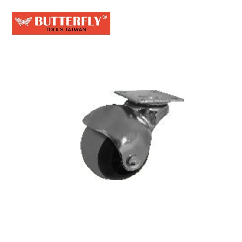 butterfly 2 tpr ball caster wheel plate type taiwan bp50tpr