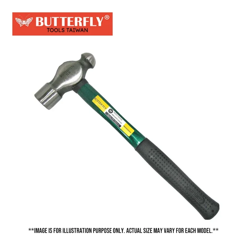 butterfly ball pein hammer with tpr handle 340 made in taiwan