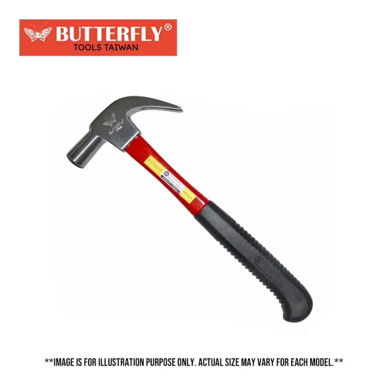 butterfly claw hammer w fiberglass handle taiwan 310