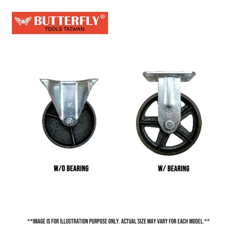 butterfly steel caster wheel 704 taiwan easy return