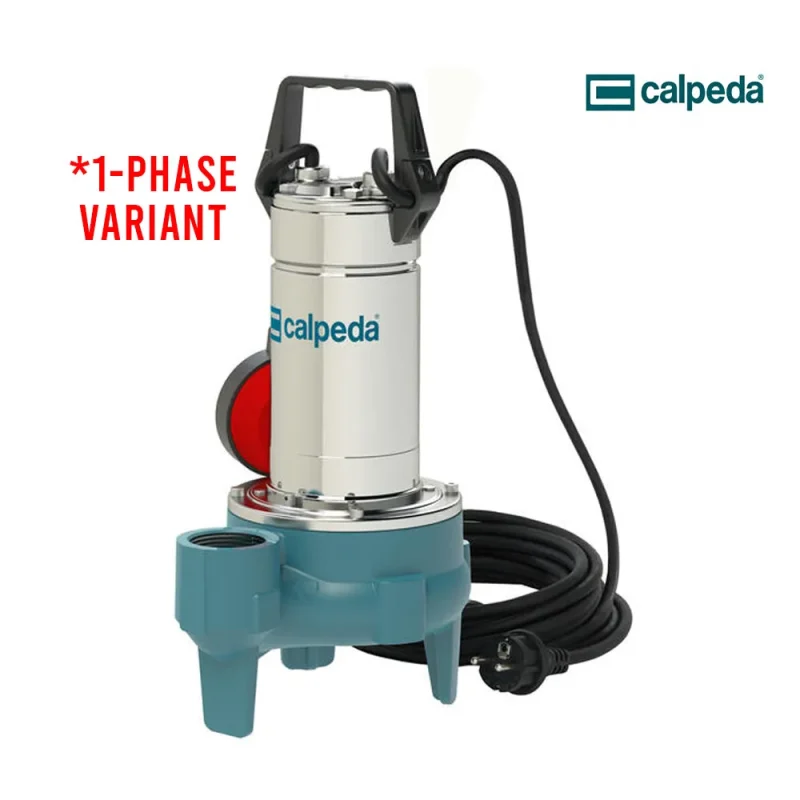 calpeda gqs submersible sewage pump italian made vertical threaded port