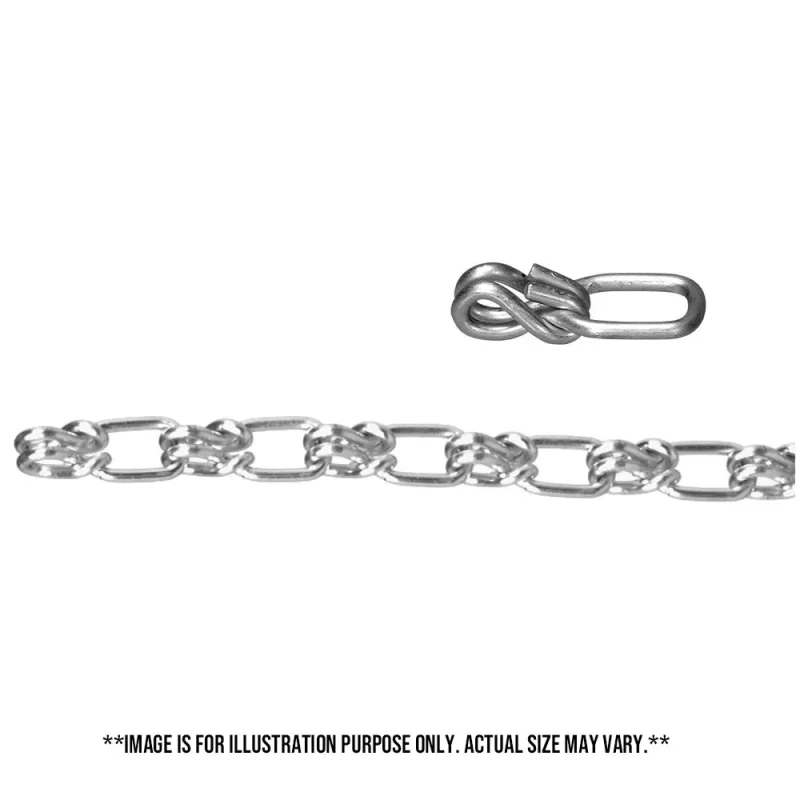 campbell usa blu krome single loop lock chain 072 2427