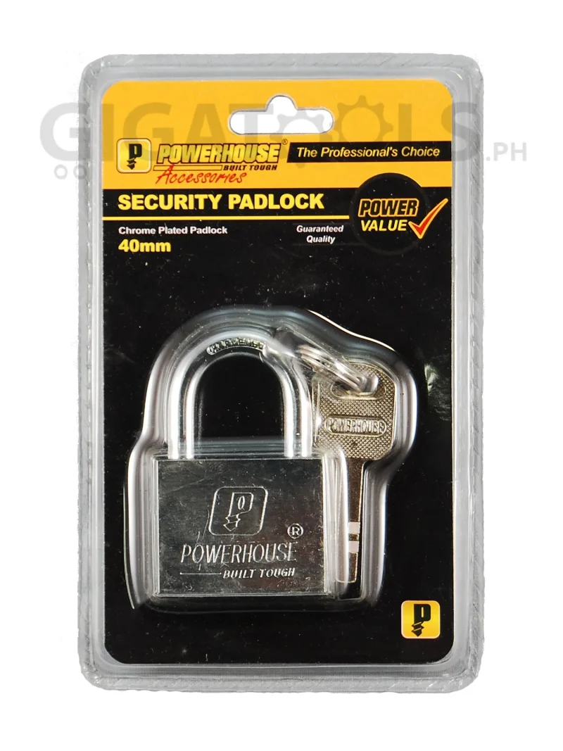 chrome plated 40mm padlock heavy duty security tool