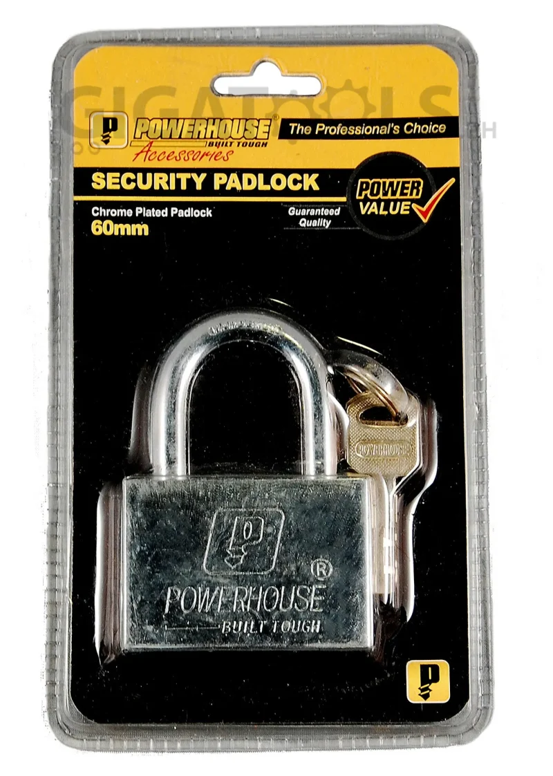 chrome plated 60mm padlock durable security lock