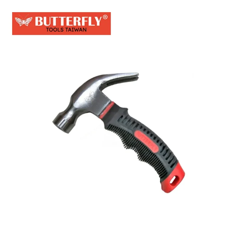 compact butterfly claw hammer w shock proof handle made in taiwan 311