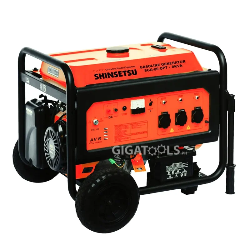 compact portable gas generator power on the go