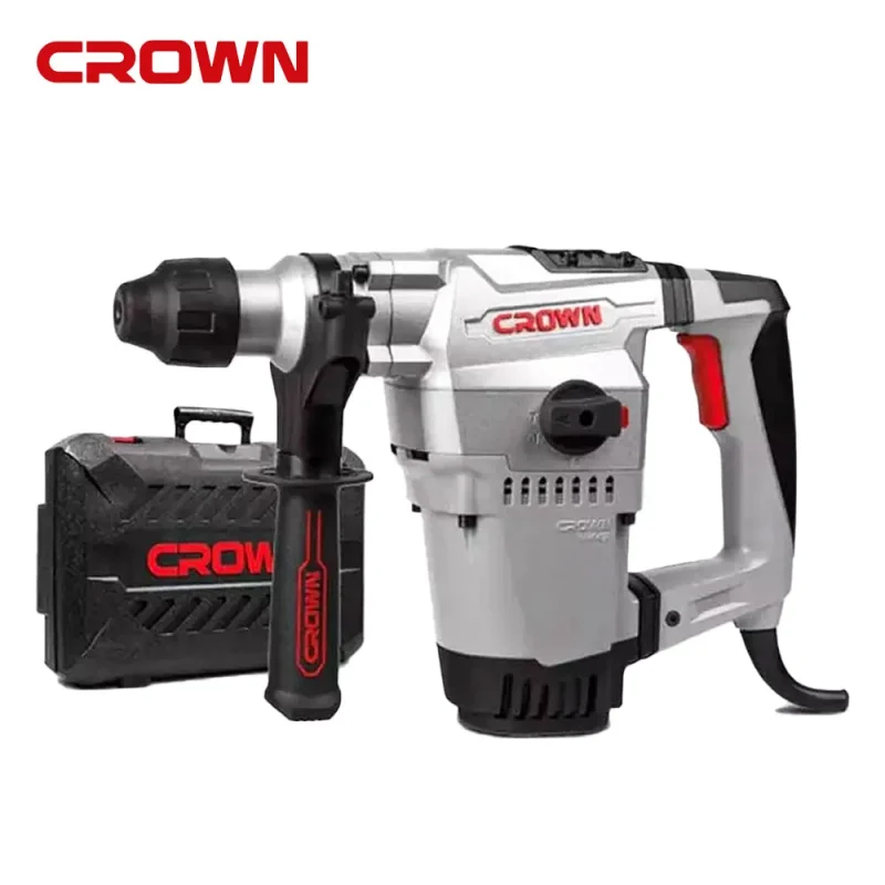 crown ct18158 1500w sds plus rotary hammer 3 modes 46mm 6j