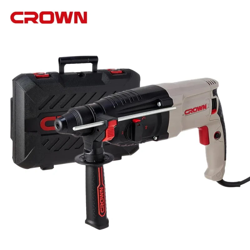 crown ct18182 800w sds plus rotary hammer 3 modes 26mm