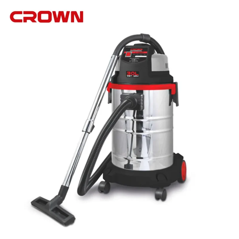 crown ct42027 1400w 30l wet dry vacuum cleaner