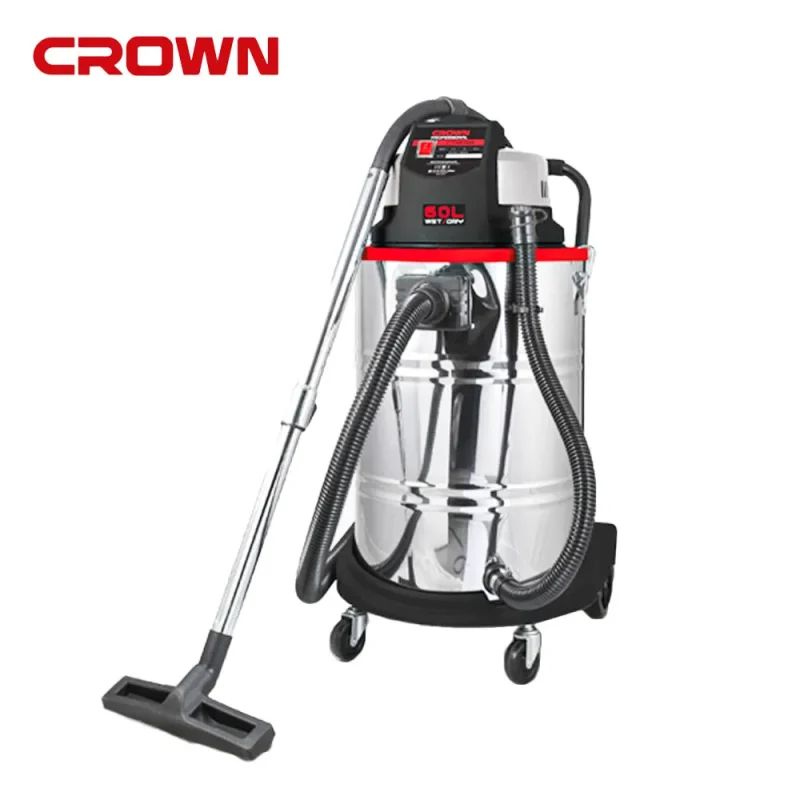 crown ct42028 60l 1400w wet dry vacuum cleaner