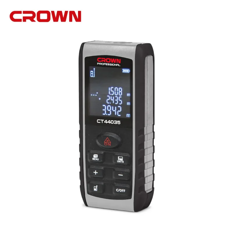 crown ct44035 100m digital laser measure rangefinder