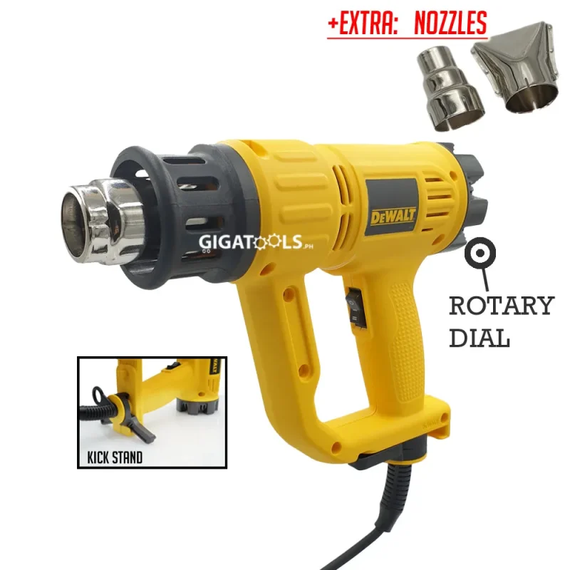 dewalt 1 800w heat gun with rotary temp control