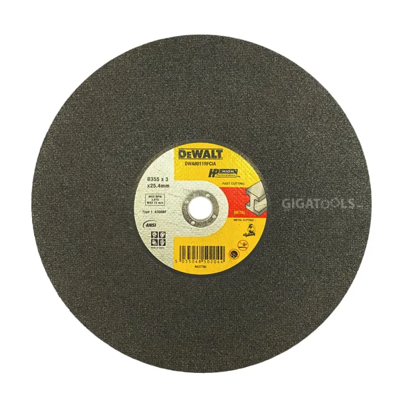 dewalt 14 metal cutting disc dwa8011