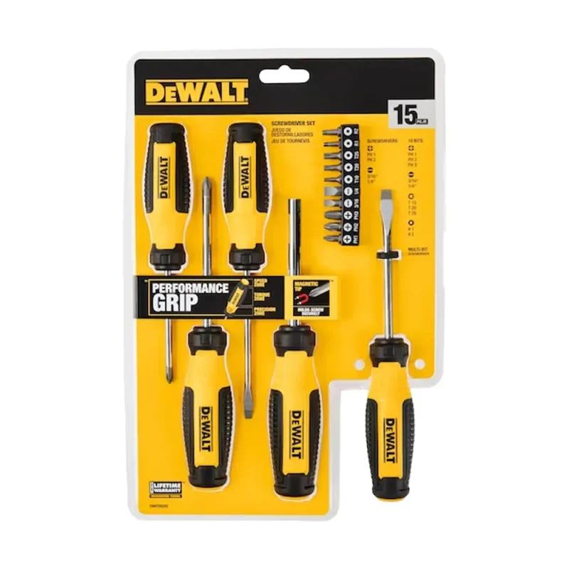 dewalt 15 piece screwdriver set dwht65202