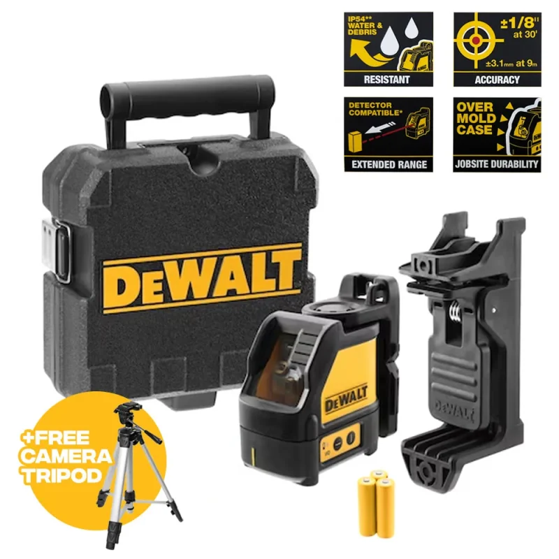 dewalt 15m self leveling laser dw088k free stanley tripod limited stock