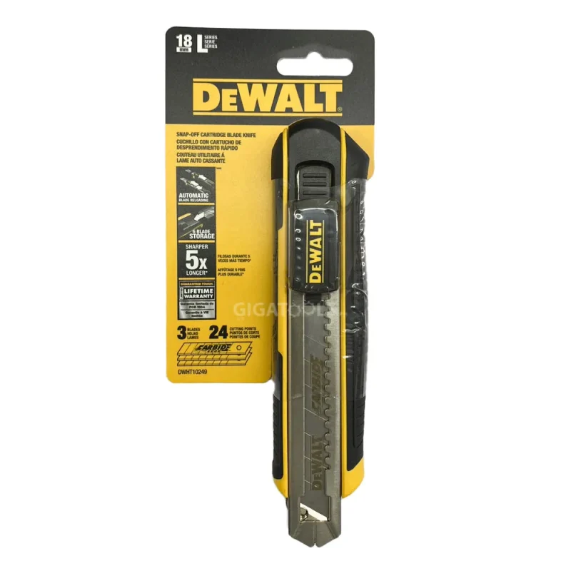 dewalt 18mm snap off knife blade dwht10249 30