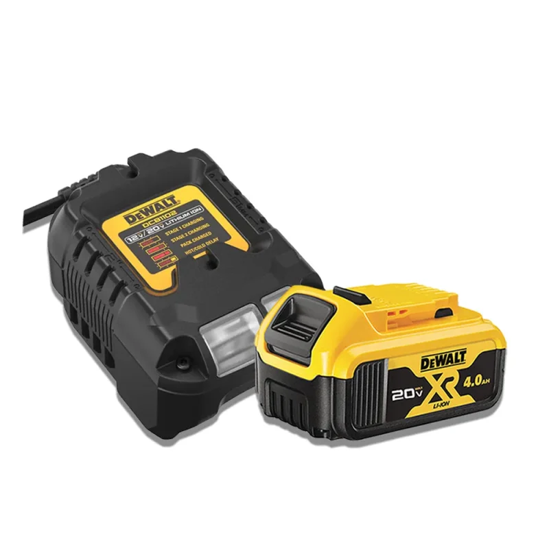 dewalt 18v 20v charger 4 0ah battery set