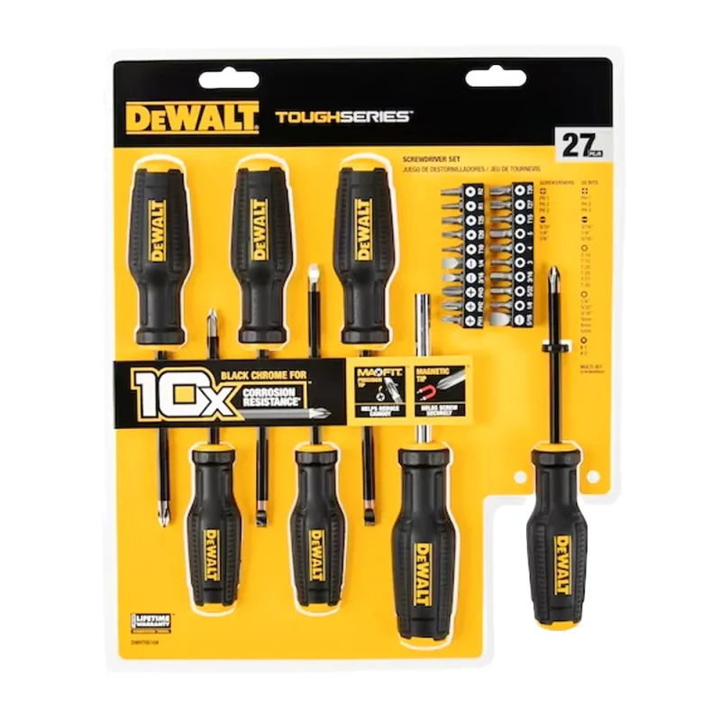 dewalt 27 piece toughseries multi bit screwdriver set dwht65104