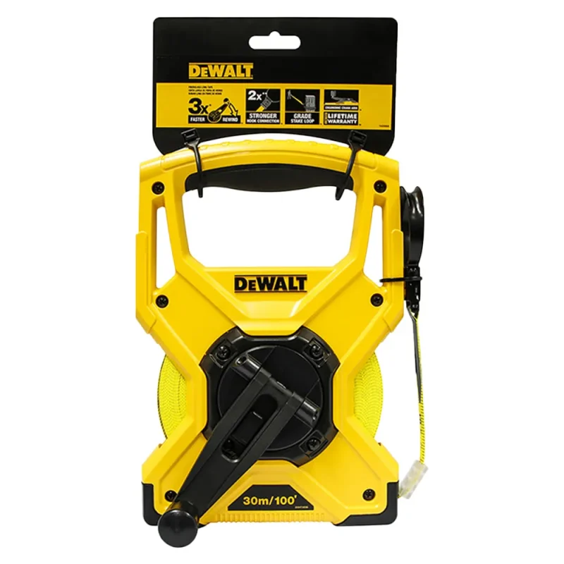 dewalt 30m 100ft fiberglass long tape measure