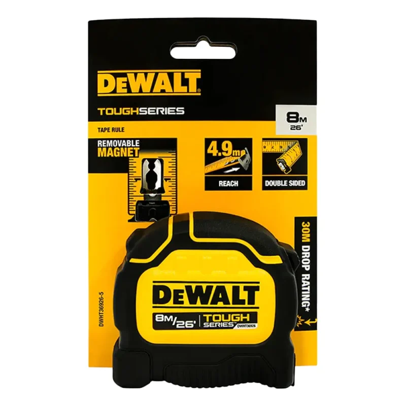 dewalt 8 meter toughseries steel tape measure