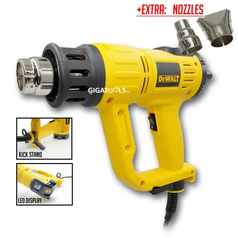 dewalt d26414 2000w heat gun with led display temp control