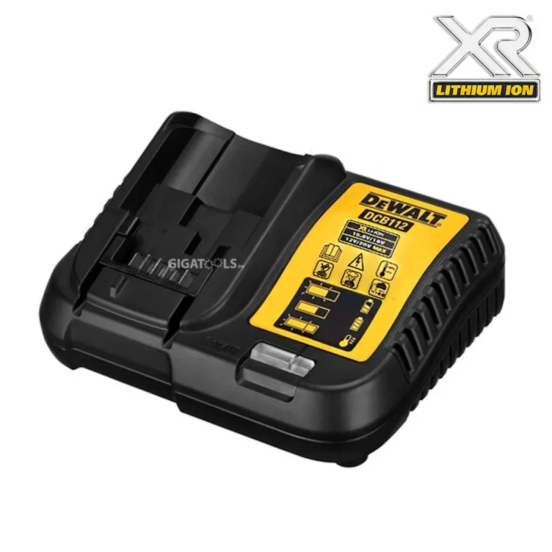 dewalt dcb112 lithium ion fast charger for 12v 18v 20v max batteries