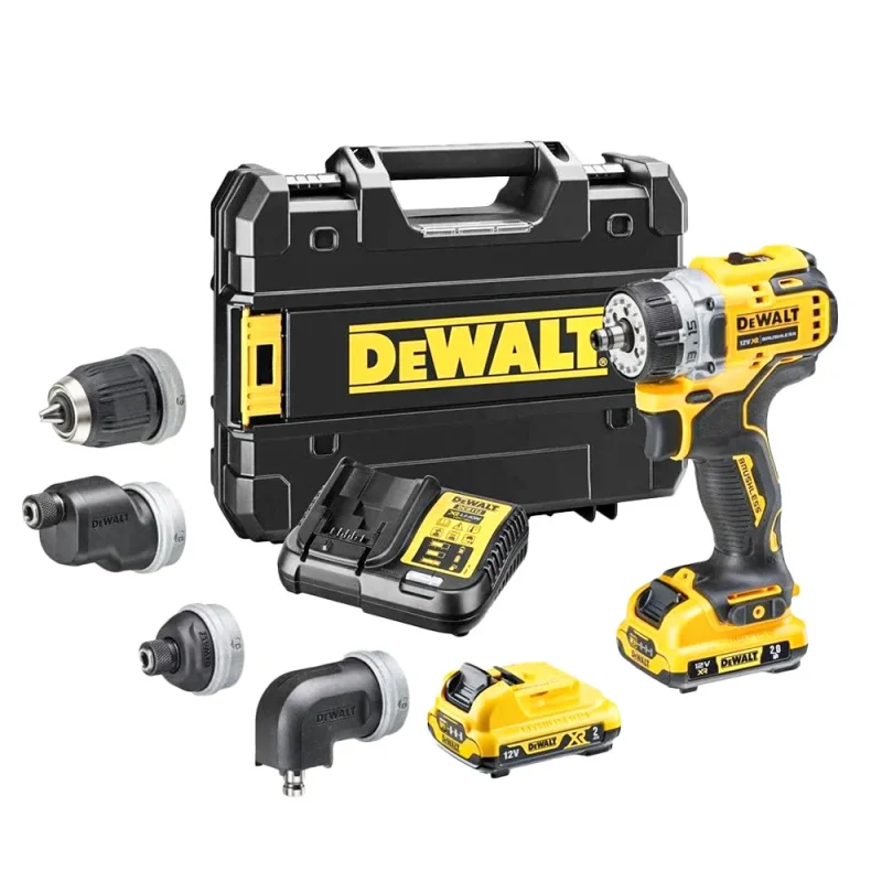 dewalt dcd703d2 12v brushless 5 in 1 drill driver kit