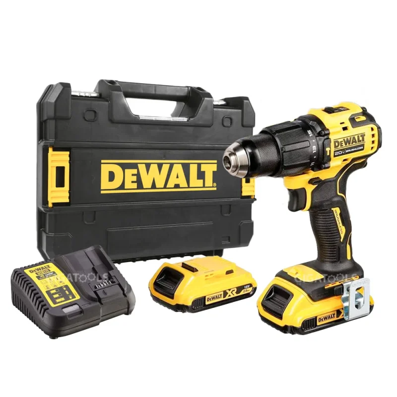 dewalt dcd709d2 18v 20v cordless hammer drill kit