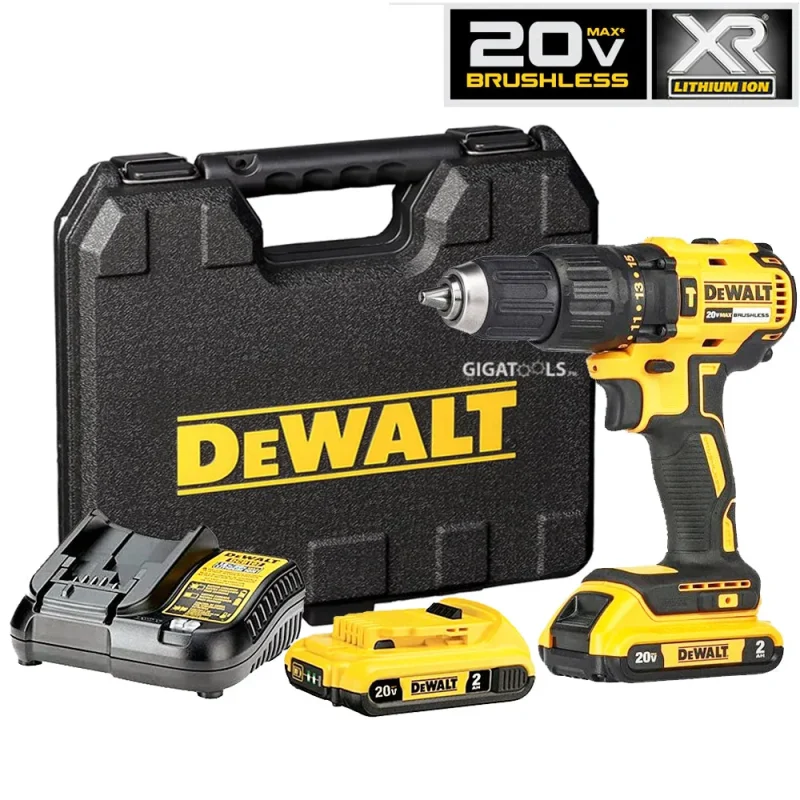 dewalt dcd7781d2 20v brushless hammer drill driver set