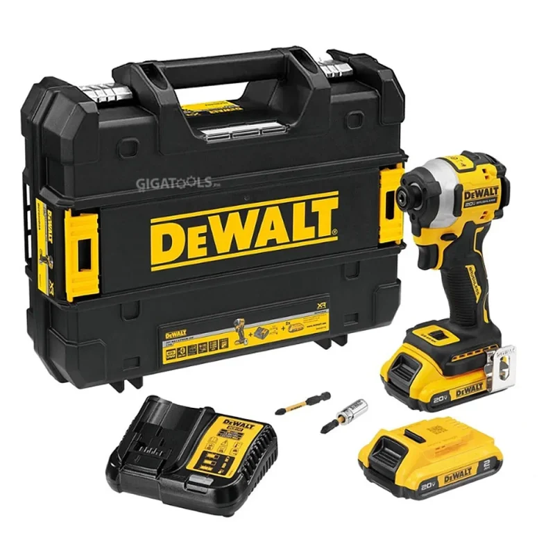 dewalt dcf850d2a 18v 20v xr brushless impact driver kit