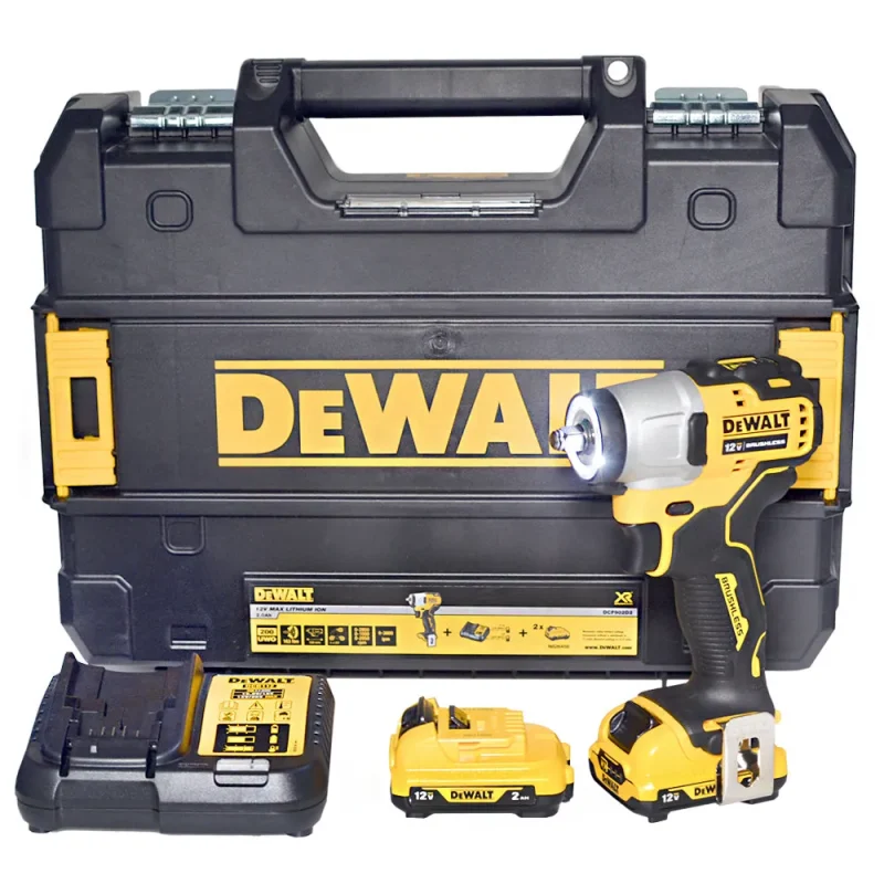 dewalt dcf902d2 12v brushless 3 8 impact wrench kit