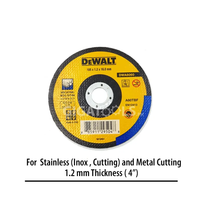 dewalt dwa8060sia 4 metal cutting disc for