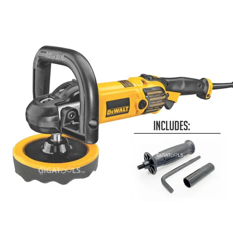 dewalt dwp849x 1250w variable speed polisher with soft start 7 9