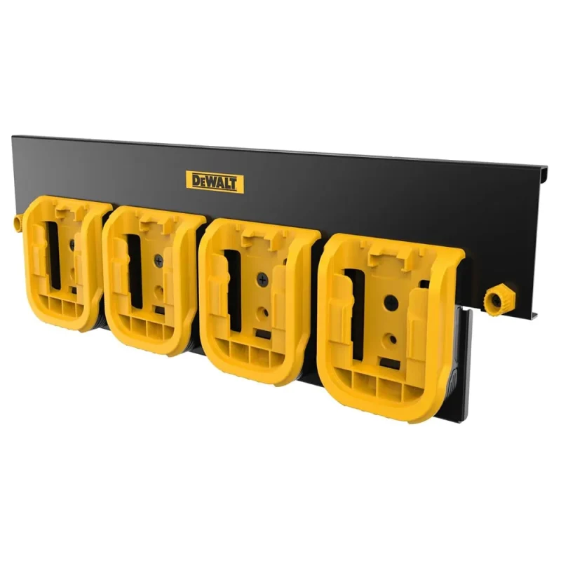 dewalt dwst82819 battery rail rack holds 4 batteries